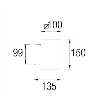 Applique LED Afrodita Power 17.4W LEDS-C4 05-9773-34-37 - 69538 - vue 3