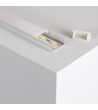Profilé Aluminium en Saillie avec Capot Continu pour Double Ruban LED jusqu'à 20mm - 69898 - vue 3