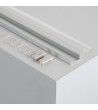 Profilé Aluminium en Saillie avec Capot Continu pour Double Ruban LED jusqu'à 20mm - 69898 - vue 6