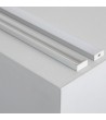Profilé Aluminium en Saillie avec Capot Continu pour Double Ruban LED jusqu'à 20mm - 69898 - vue 8