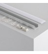 Profilé Aluminium En Saillie pour Rubans LED jusqu'à 16 mm avec Capot Continu - 69918 - vue 7