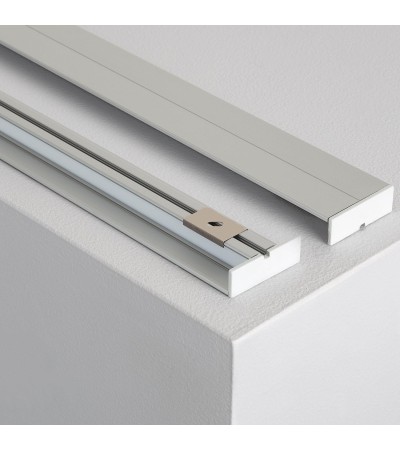 Profilé Aluminium En Saillie Double Moulure 1 m pour Rubans LED jusqu'à 8 mm - 80971 - vue 4