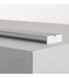 Profilé Aluminium En Saillie Double Moulure 1 m pour Rubans LED jusqu'à 8 mm - 80971 - vue 5