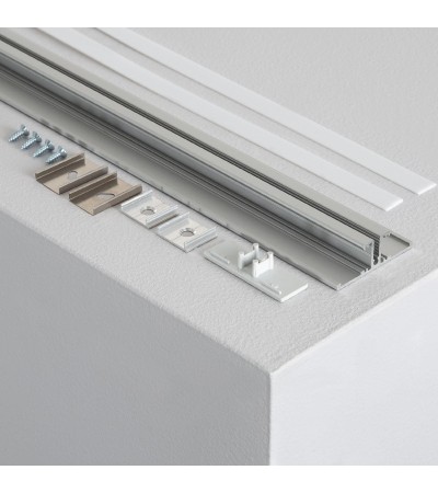 Profilé Aluminium En Saillie Double Moulure 1 m pour Rubans LED jusqu'à 8 mm - 80971 - vue 6