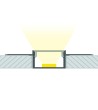 Profilé Aluminium Encastré dans Pltre / Plaque de Pltre 2m pour Ruban LED Double - 73529 - vue 2