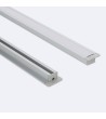 Profilé Aluminium Encastré pour Plafond avec Clips pour Rubans LED jusqu'à 12 mm - 68333 - vue 5