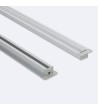 Profilé Aluminium Encastré pour Plafond avec Clips pour Rubans LED jusqu'à 12 mm - 68333 - vue 6