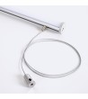 Profilé Aluminium Rond Suspendu 2m Pour Ruban LED jusqu'à 16 mm - 105015 - vue 4