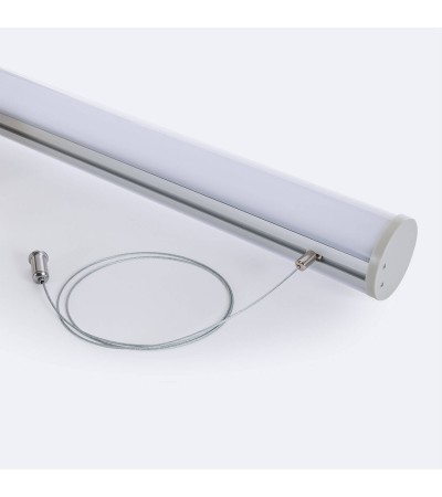 Profilé Aluminium Rond Suspension pour Ruban LED jusqu'à 22 mm - 105021 - vue 2