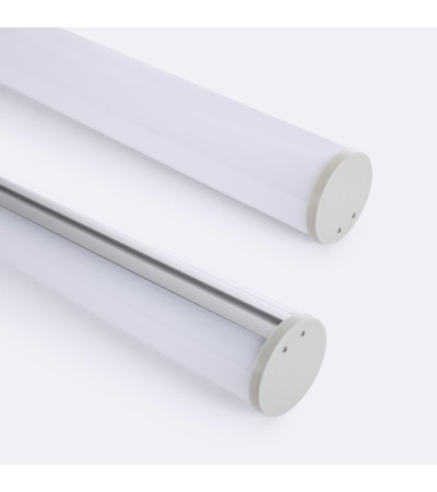 Profilé Aluminium Rond Suspension pour Ruban LED jusqu'à 22 mm - 105021 - vue 6