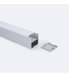Profilé Aluminium Suspendu XL 2 m pour Rubans LED jusqu'à 45 mm - 105022 - vue 1