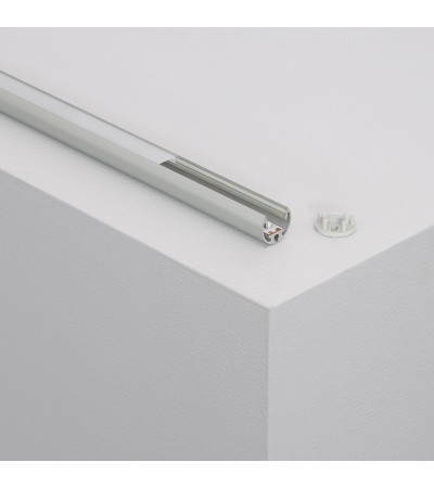 Profilé Aluminium Suspendu 1m pour Rubans LED jusqu'à 10mm - 81065 - vue 1