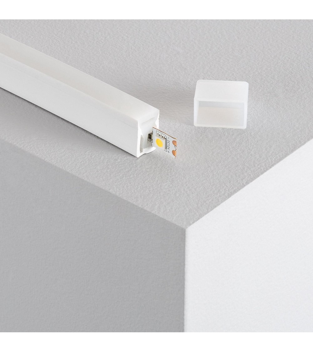 Profilé Néon SFLEX 12x20 Courbe Latérale pour Rubans LED IP20 jusqu'à 10 mm - 75812 - vue 1