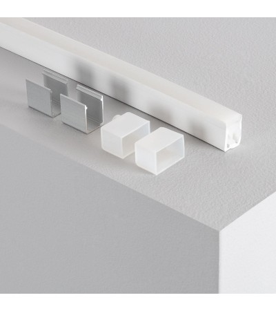 Profilé Néon SFLEX 12x20 Courbe Latérale pour Rubans LED IP20 jusqu'à 10 mm - 75812 - vue 3