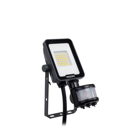 Projecteur LED Ledinaire Mini 10W IP65 BVP164 G3 avec Détecteur de Présence