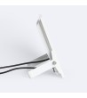 Projecteur LED 100W Dimmable 0-10V 170 lm/W IP65 ELEGANCE Slim PRO Blanc - 107601 - vue 4