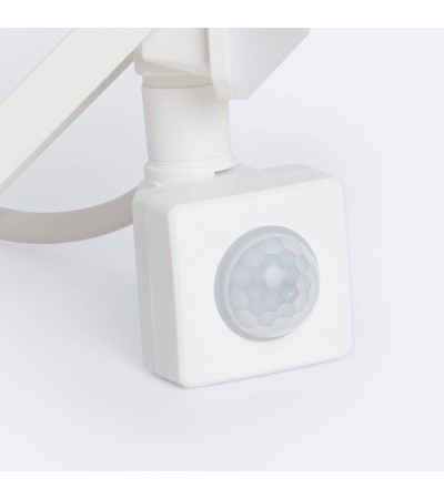 Projecteur LED 10W IP65 avec capteur PIR Blanc - 107403 - vue 7