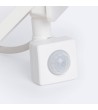 Projecteur LED 10W IP65 avec capteur PIR Blanc - 107403 - vue 7