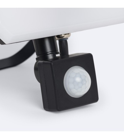 Projecteur LED 20W IP65 avec capteur PIR Noir - 107451 - vue 3