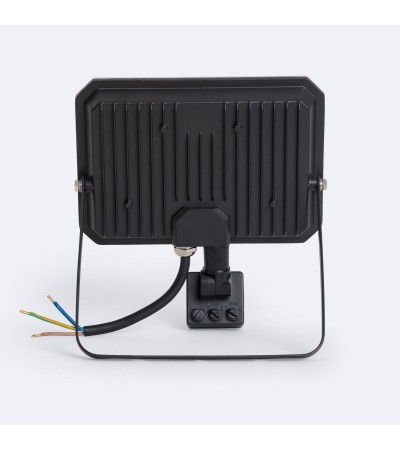 Projecteur LED 20W IP65 avec capteur PIR Noir - 107451 - vue 4