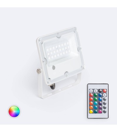 Projecteur LED 20W RGB IP65 S2 Pro avec Télécommande IR