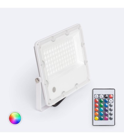 Projecteur LED 50W RGB IP65 S2 Pro avec Télécommande IR