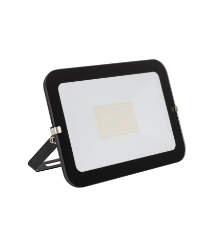 Projecteur LED Extra-Plat Crystal 120lm/W IP65 50W Noir