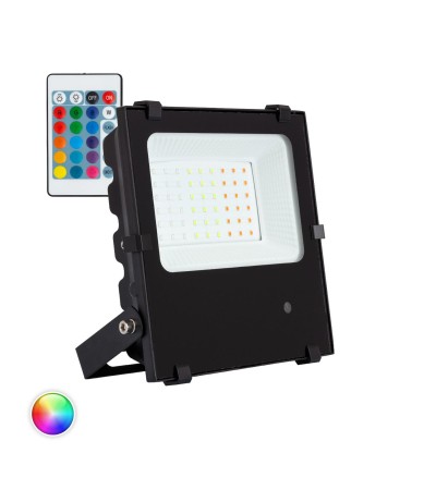 Projecteur LED RGB 30W 135lm/W HE PRO Dimmable