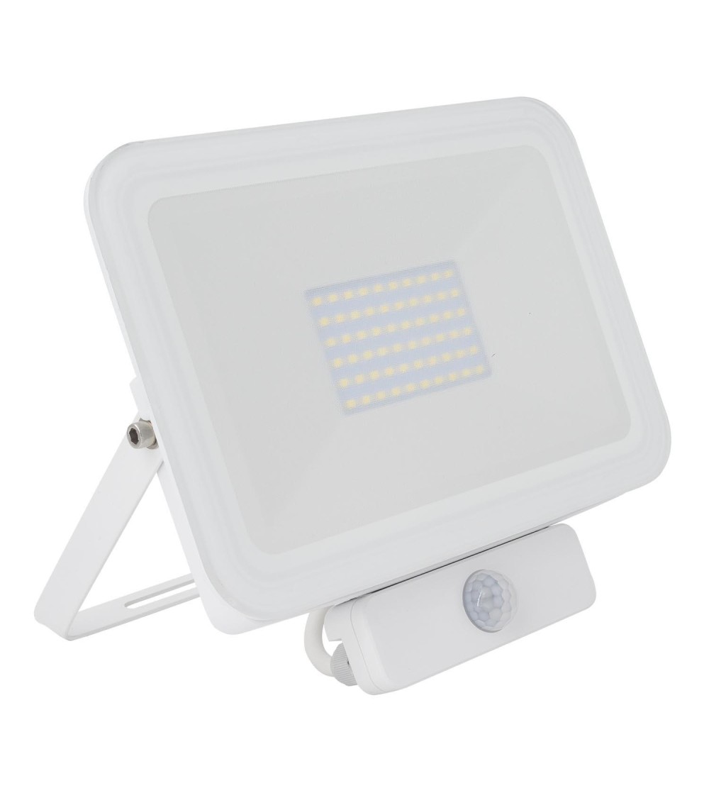 Projecteur LED Slim Crystal 120lm/W 50W IP65 avec Détecteur de Présence PIR - 4739 - vue 1
