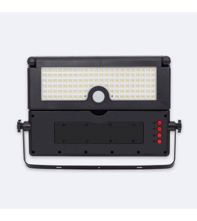 Projecteur LED Solaire 10W IP54 avec Détecteur de Mouvement PIR et Crépusculaire - 106367 - vue 6