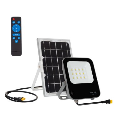 Projecteur LED Solaire 30W 170lm/W IP65 avec Télécommande