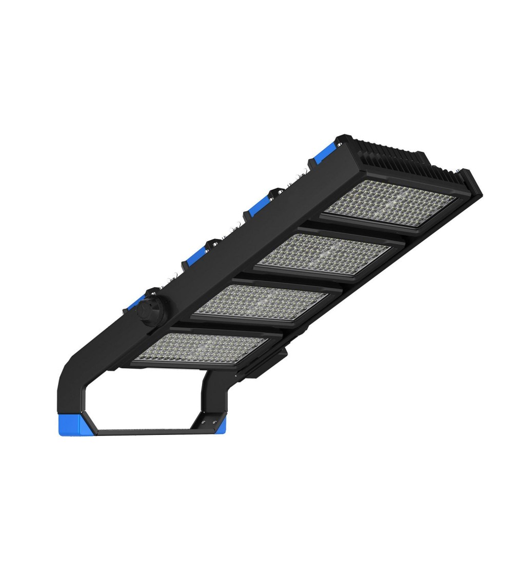 Projecteur LED Stadium Professionnel LUMILEDS 1200W 170lm/W IP66 INVENTRONICS Dimmable 1-10 V - 115727 - vue 1