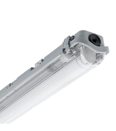 Réglette Etanche IP65 + Tube LED T8 120cm Connexion Latérale