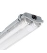 Réglette Etanche IP65 Slim + 2 Tubes LED 60cm T8 Connexion Latérale - 65091 - vue 1