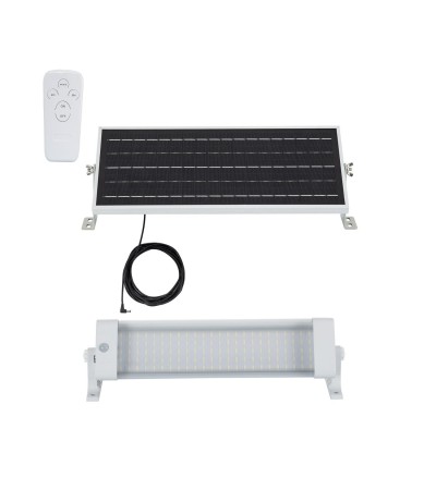 Réglette Etanche LED 10W 44.5cm 10W Solaire IP65