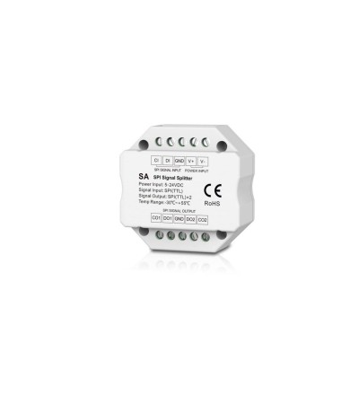 Splitter Diviseur de Signal Digital SPI Monochrome/RGB/RGBW 5-12-24V SKYDANCE SA