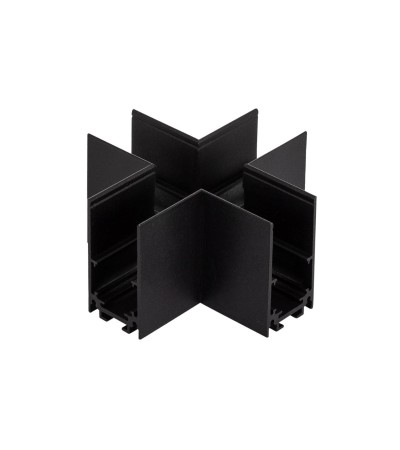 Raccord en X pour Rail Magnétique Suspendu 20mm
