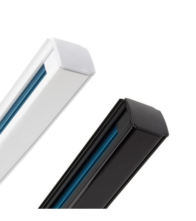Rail Triphasé Aluminium 1 Mètre pour Spots LED