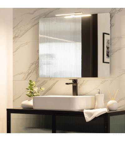 Applique LED Salle de Bain Carl 5W Argentée pour Miroir
