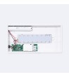 Éclairage de Secours LED Encastré/Saillie 130lm Permanent/Non Permanent avec Panneau IP65 Coupe 150x310 mm - 103911 - vue 5