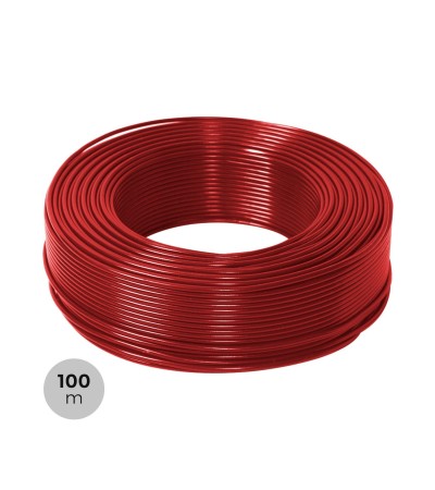 Rouleau 100m Câble 6mm² PV ZZ-F Rouge