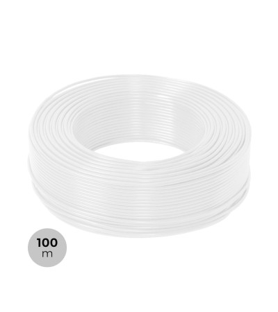 Rouleau 100m Gaine Câble Électrique 3x1.5mm² Blanc 1kV RV-K