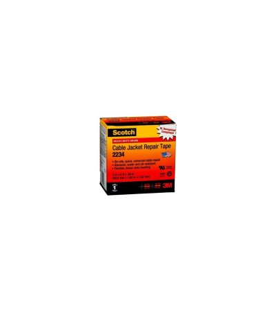 Ruban de Réparation de Gaines 400 V/mil Scotch® 2234 3M™ 50mm x 1.8m 3M-CNT-7000006227-N - 6515 - vue 2