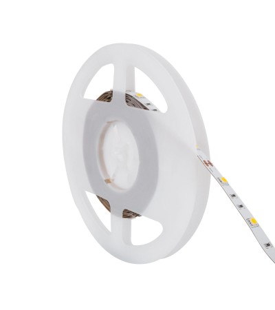 Ruban LED 12V SMD 30 LED/m 5m 7W/m 630lm/m Largeur 10mm Coupe 10cm IP20 - 62294 - vue 2