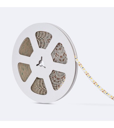 Ruban LED 12V SMD 120 LED/m 5m 10W/m 1000lm/m Largeur 8mm Coupe 2.5cm IP65