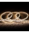 Ruban LED 220V AC 60LED/m Blanc Neutre IP65 sur Mesure Largeur 14mm Coupe tous les 100cm - 65191 - vue 1