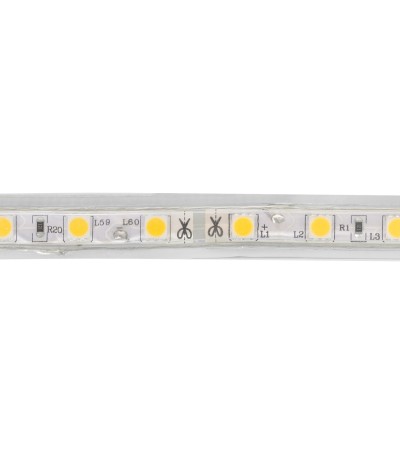 Ruban LED 220V AC 60LED/m Blanc Neutre IP65 sur Mesure Largeur 14mm Coupe tous les 100cm - 65191 - vue 6
