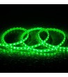 Ruban LED 220V SMD2835 60LED/m Vert IP65 Largeur 12mm Coupe tous les 100cm - 112481 - vue 1