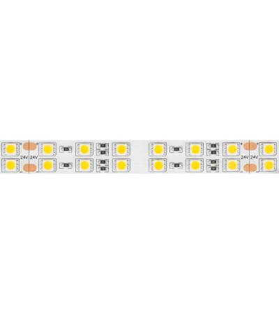 Ruban LED 24V SMD 120 LED/m 5m 17W/m 2640lm/m Double Largeur 15mm Coupe 10cm IP20 - 62330 - vue 3