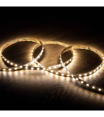 Ruban LED 24V DC 60LED/m 2m IP20 Largeur 10mm Coupe tous les 10cm - 95132 - vue 1